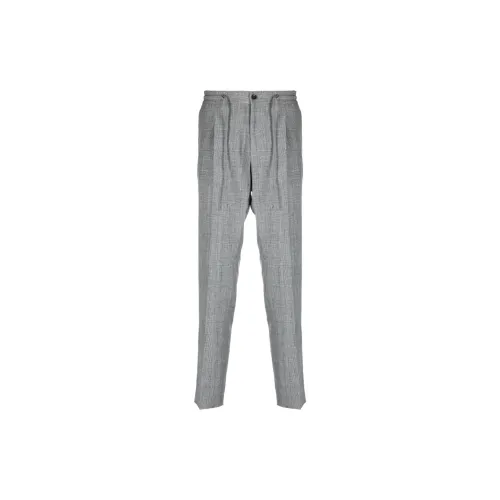 CORNELIANI Prince Of Wales-print Drawstring Trousers