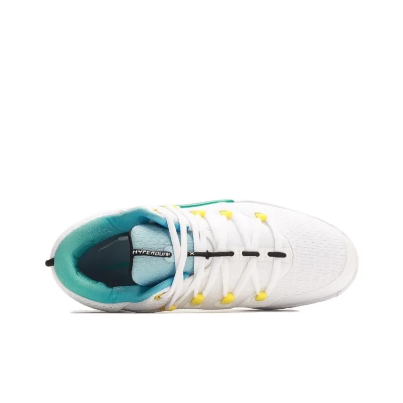 Nike Hyperdunk X Low EP White Teal Gradient-3