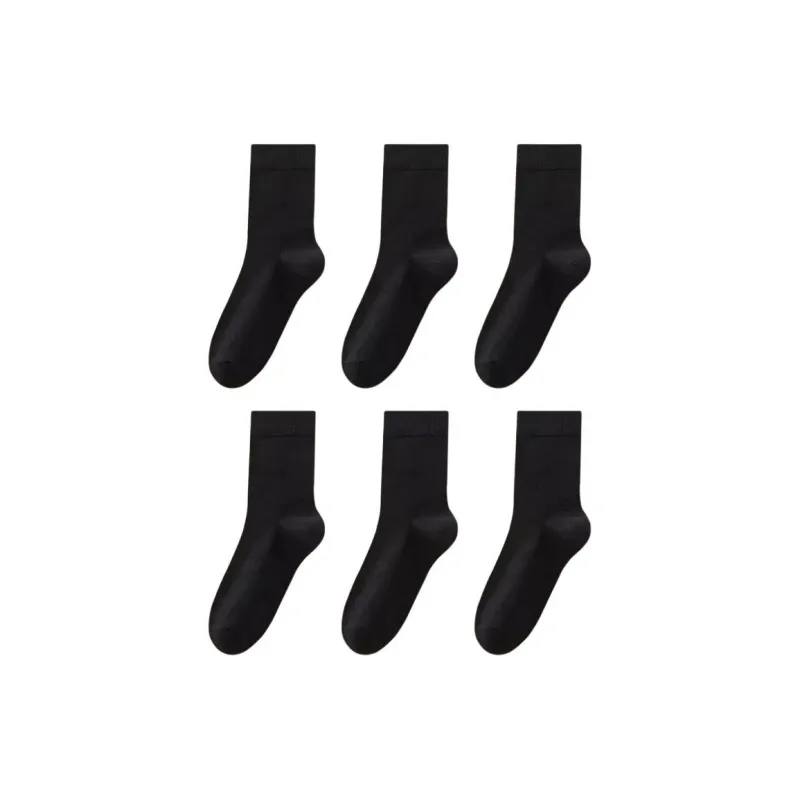 H-YXIANG FW23 Mid-Calf Socks Men's 6 Pack-17