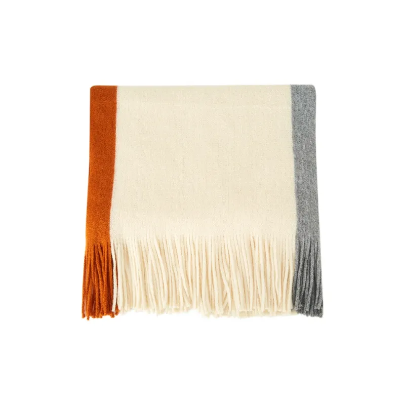 MUYKUY Acrylic Knit Scarves Unisex-8