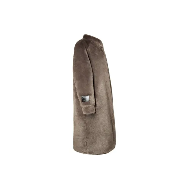 JYOSEI Velvet feel Coat Women's Brown-2
