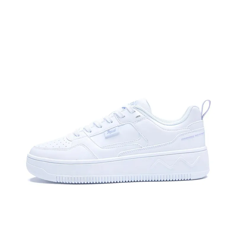 361° Air Force One Skateboard Shoes Women's Low Top White-0