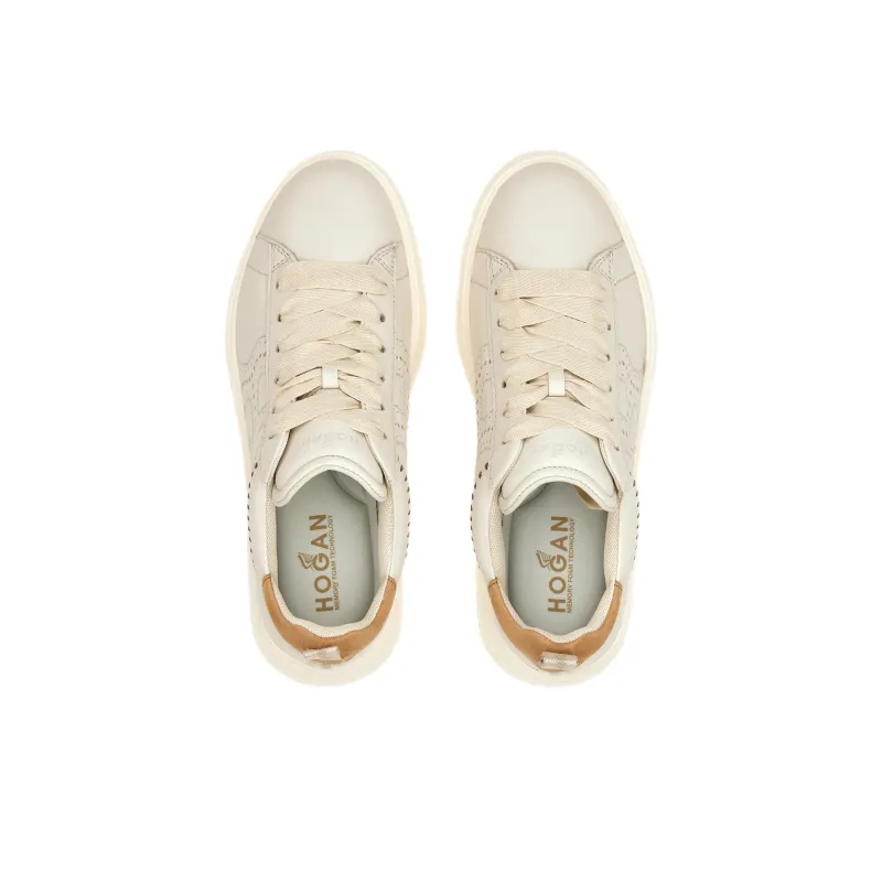 HOGAN Rebel H564 Platform Lace Up Sneakers Women's-4