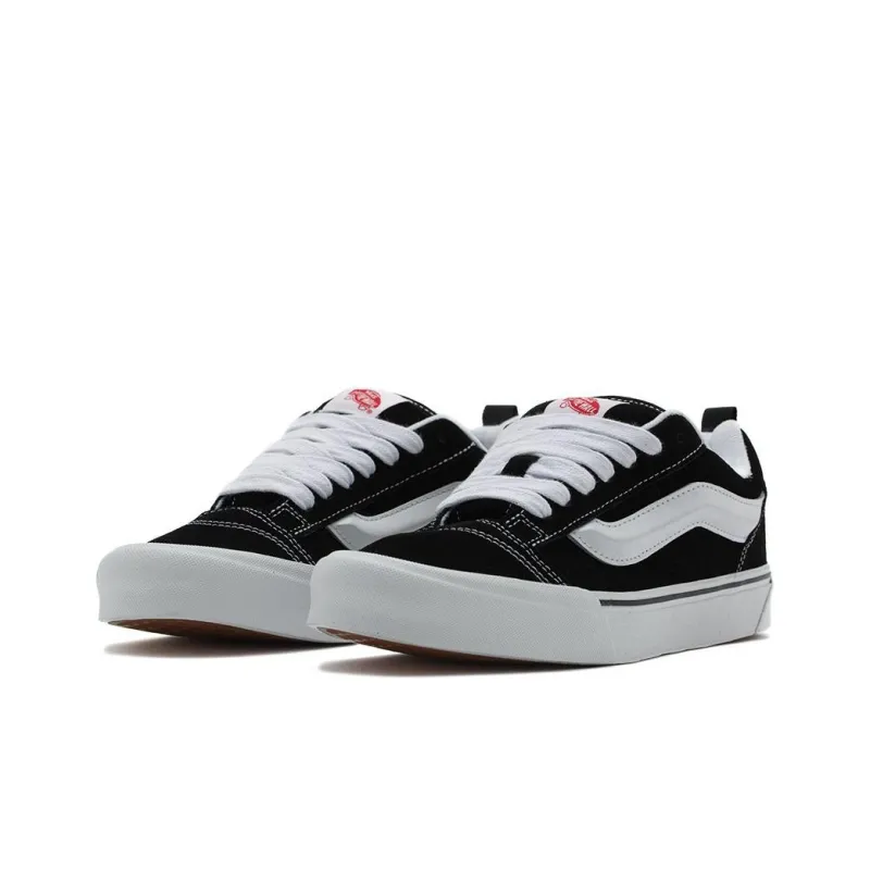 Vans Knu Skool 'Black White'-2