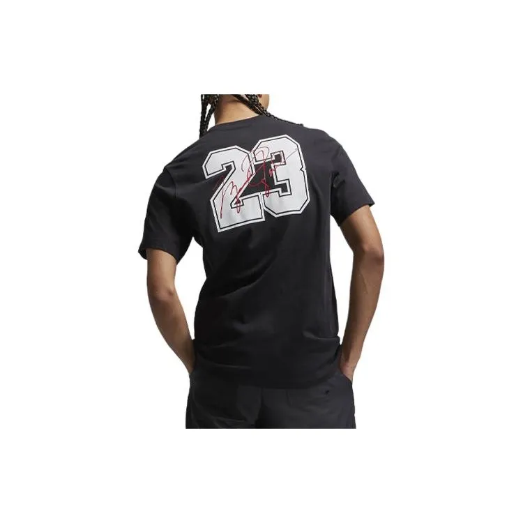 Jordan Essentials Flight 23 T-Shirt Men's Black-1