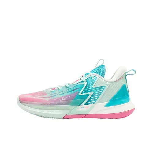 361° Big3 4.0 SWITCH Basketball Shoes Men Low-Top Pink/Green