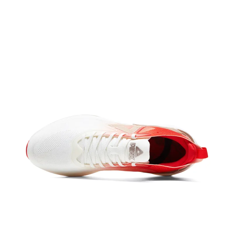 PEAK State Pole 6.0 Running Shoes Men Low Top Ecru/Red-3