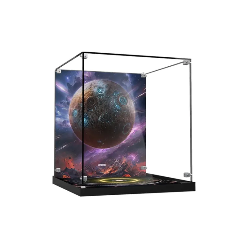 KGBOX For 3AThreezero Transformers Bumblebee Optimus Prime Acrylic Transparent Display Case Model Accessories-12