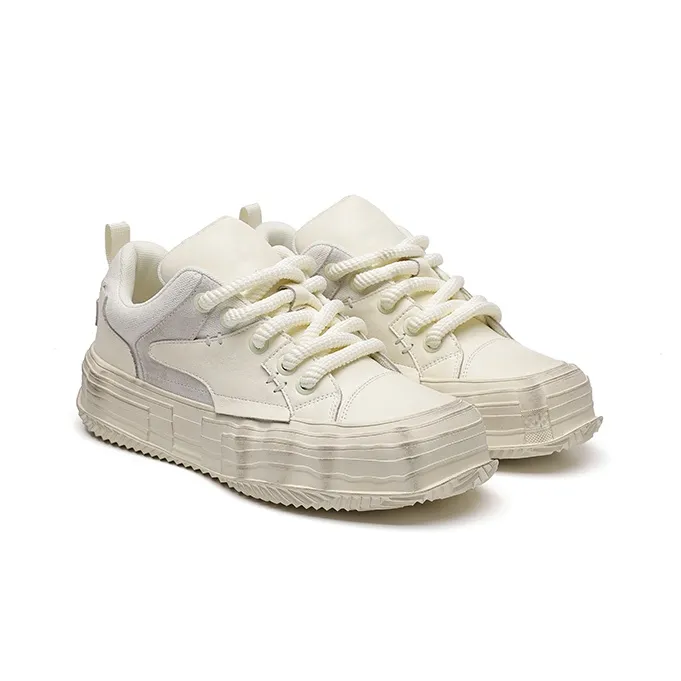 Journey Of Inspiration Low Top Skateboard Shoes Men's White-3