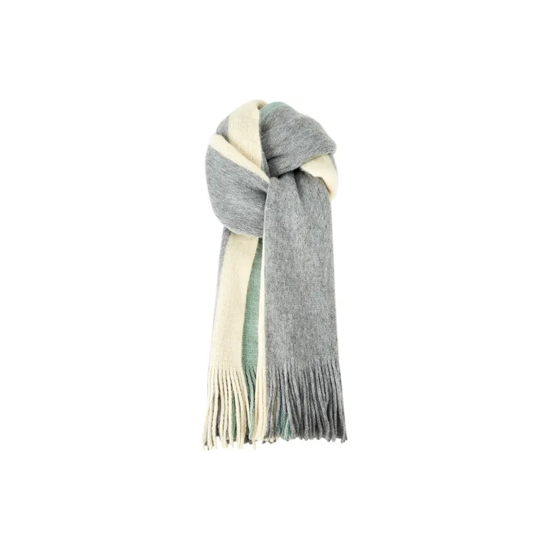 MUYKUY Acrylic Knit Scarves Unisex-9