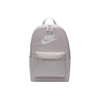 Nike Heritage Polyester Backpack Unisex Platinum Purple & Summit White