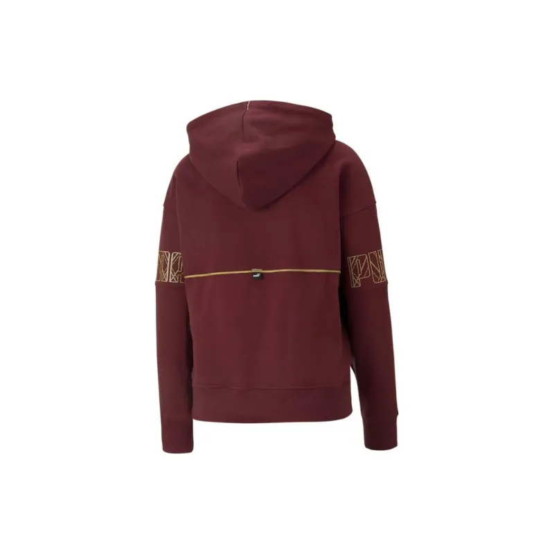 PUMA Sweatshirt Women's Burgundy-1