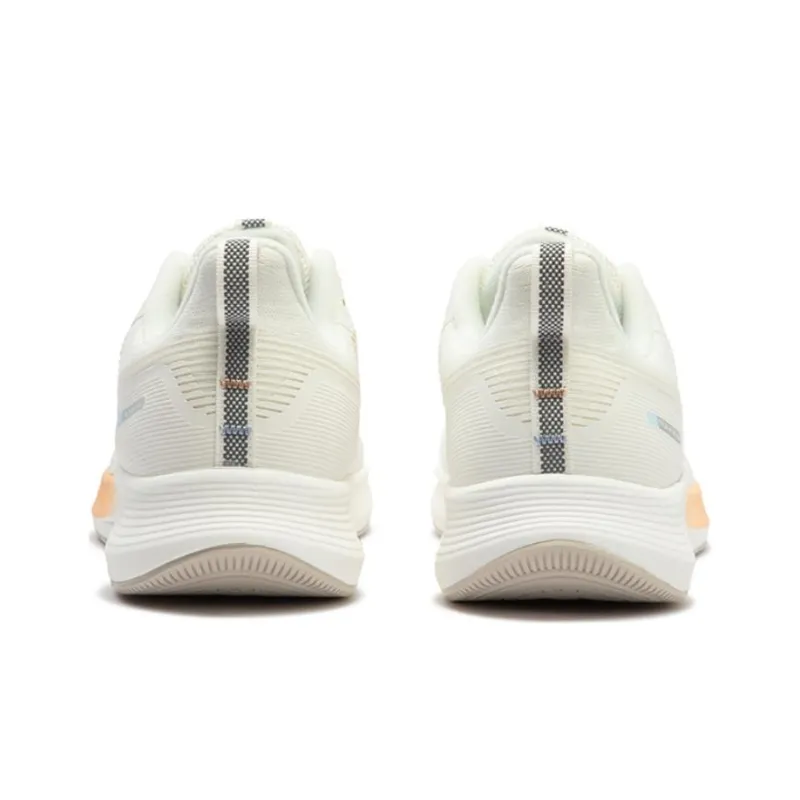 361° Cushioning Low Top Sprint Running Shoes Women's White Blue Yellow-2