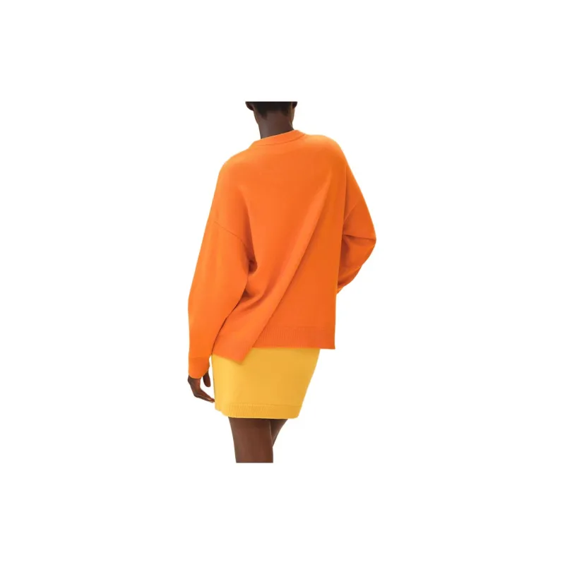 HERMES SS24 Cashmere Sweater Women's Sunset Orange-1
