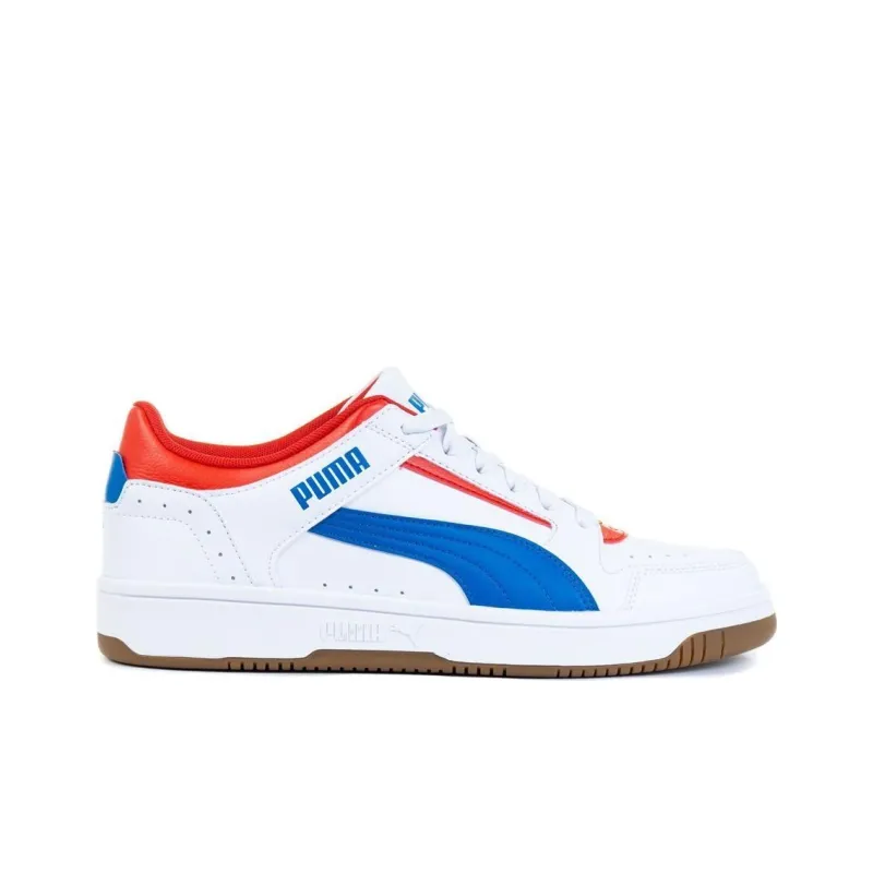 PUMA Rebound Joy Low 'White Future Blue High Risk Red'-1