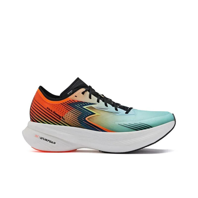 361° Flame ST Cushioning Anti Slip And Wear Resistant Low Top Running Shoes Men's Blue Red White Black-1