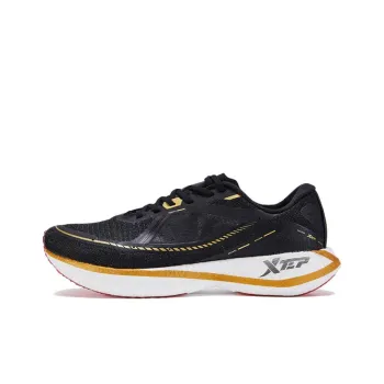 XTEP 260 1.0 Cushioning Anti Slip And Wear Resistant Breathable Rebound Low Top Dynamic Foam Running Shoes Men's Black