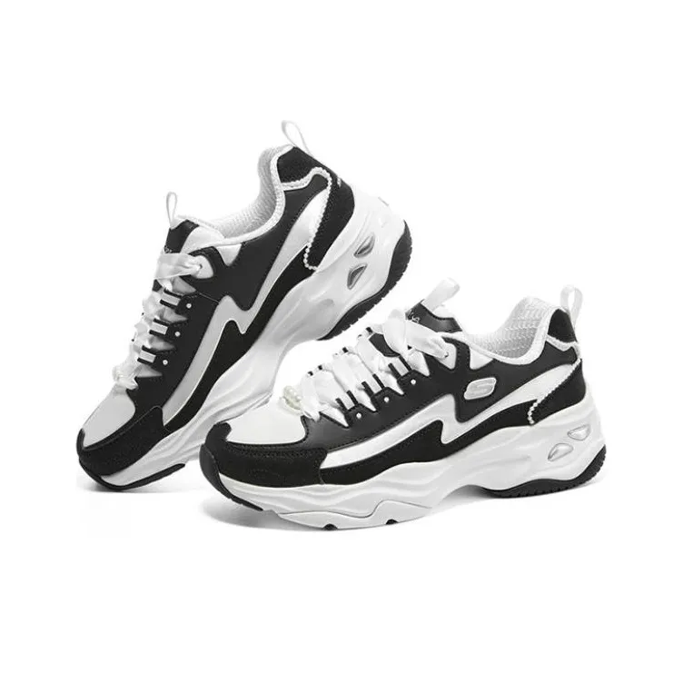 Skechers D'lites 4.0 'White Black' Women's-2