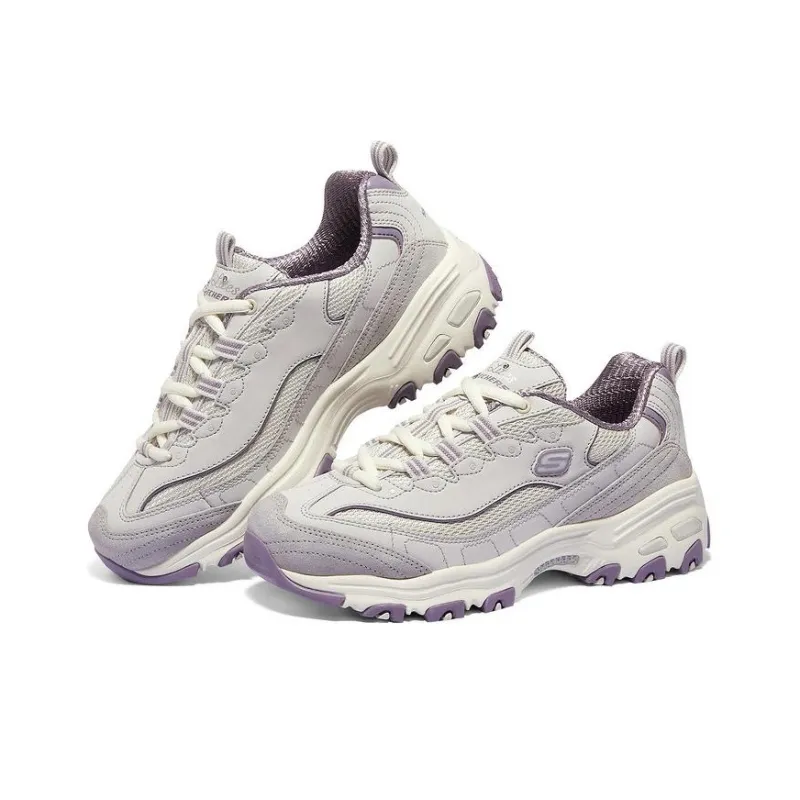 Skechers D'Lites 1.0 Shoes 'Grey Purple' Women's-2