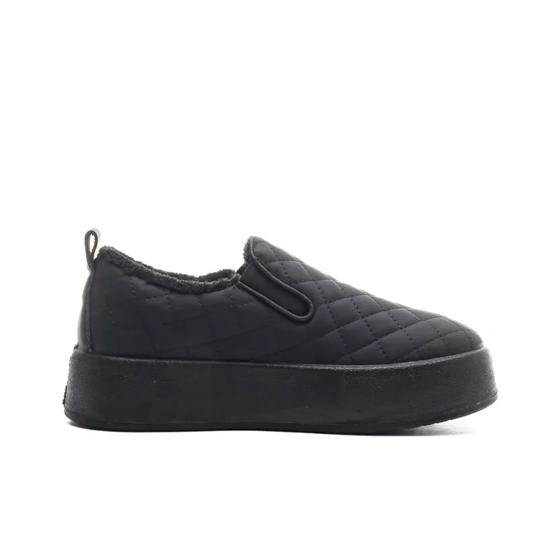Warrior Warrior Height Increasing Warmth Low Top Casual Shoes Women's Black-2