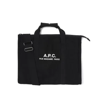 A.P.C Logo Printed Tote Bag
