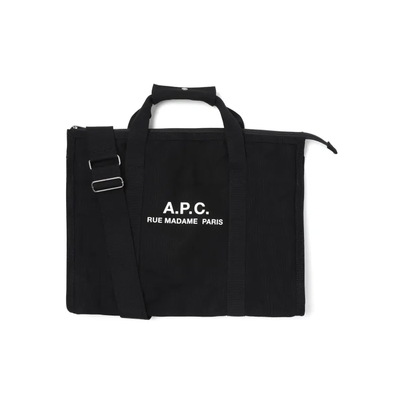 A.P.C Logo Printed Tote Bag-0
