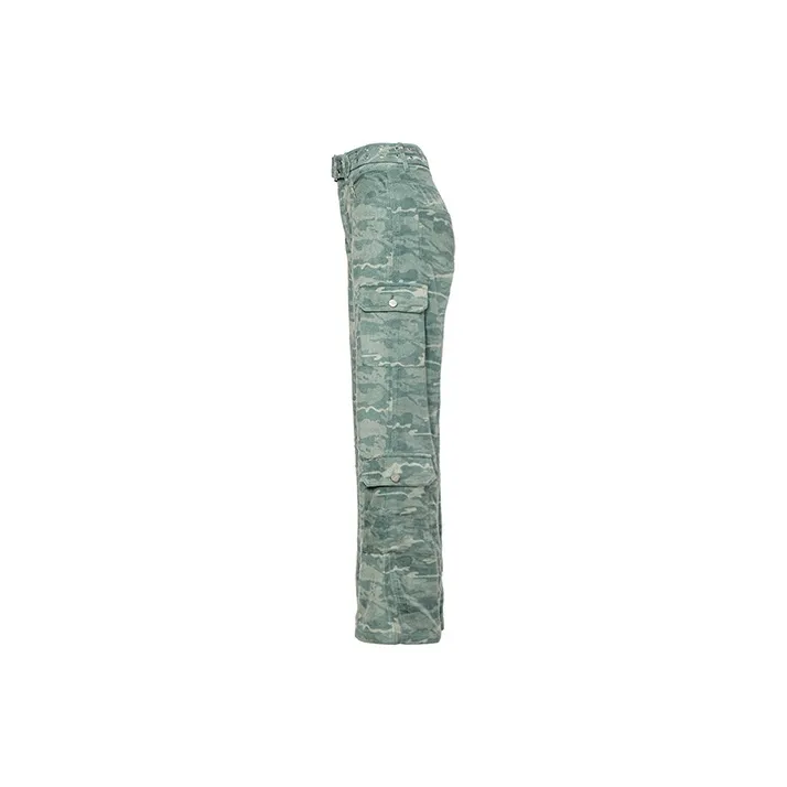 JYOSEI Casual Pants Women's Lake Blue-2