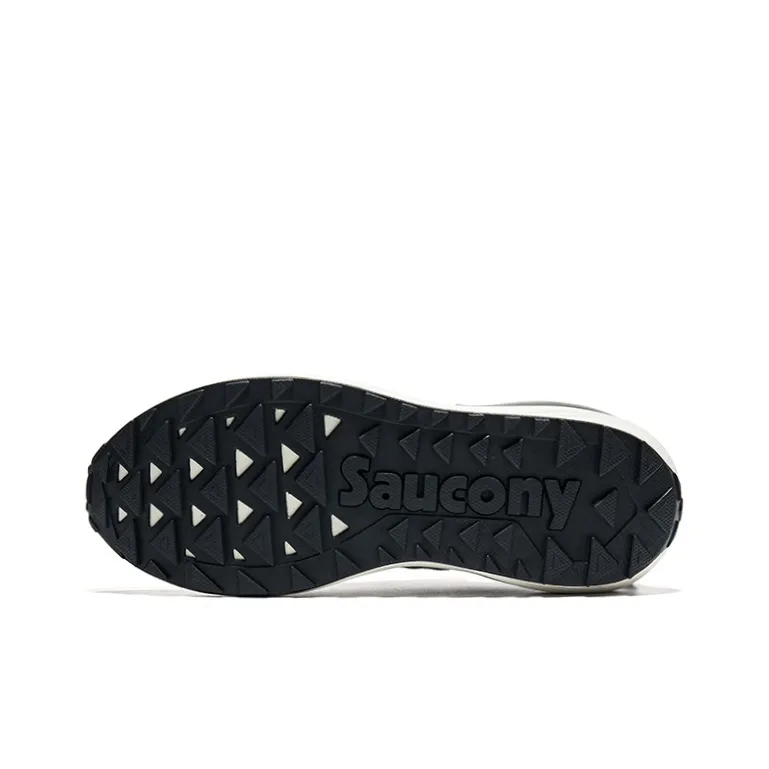 Saucony JAZZ RENEW Anti Slip Wear Resistant Low Top Casual Running Shoes Unisex Gray Green-4