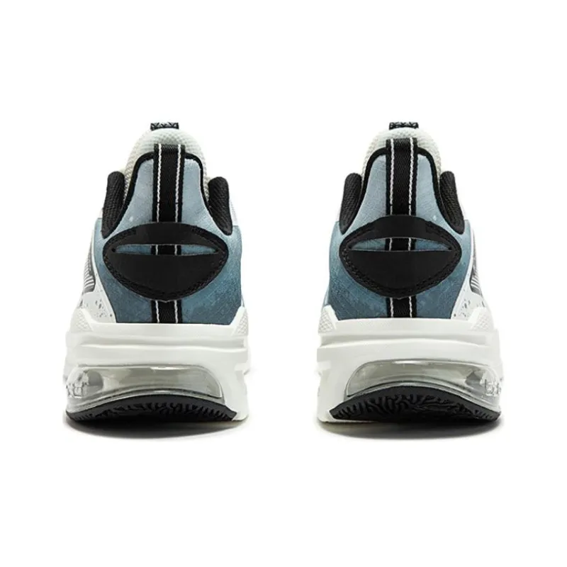 361° Cushioned Slip-Resistant Abrasion-Resistant Low-Top Running Shoes Women's White Blue-3