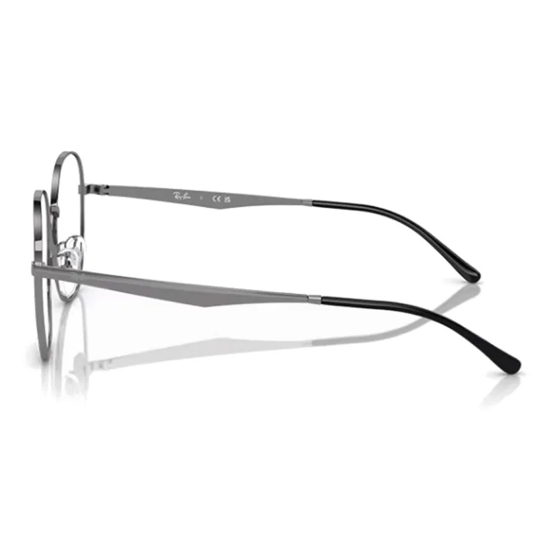 RayBan Metal Irregular Shape Eyeglass Frames Unisex Gray-2