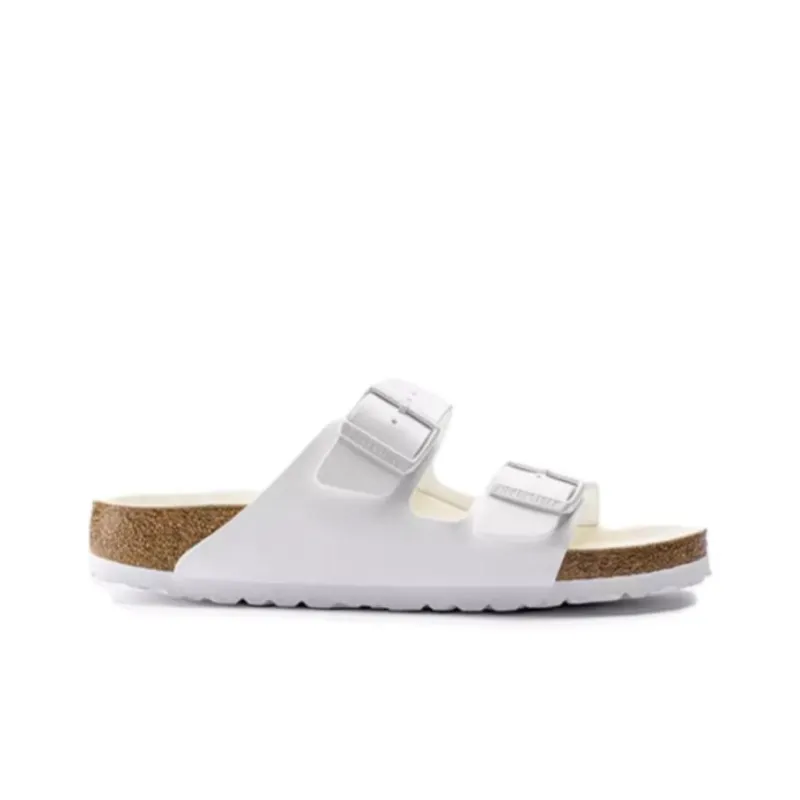 Birkenstock Arizona Birko Flor Triple White Women's-1