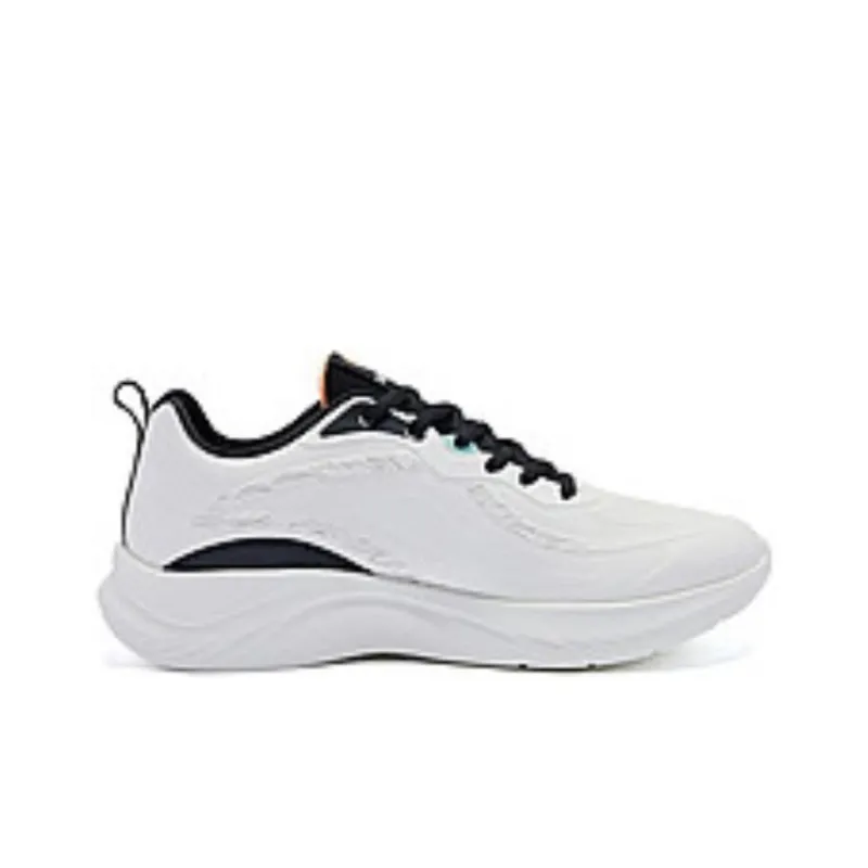 QIAODAN Cushioning Abrasion Resistant Thermal Low Top Running Shoes Men's Ivory Black-1