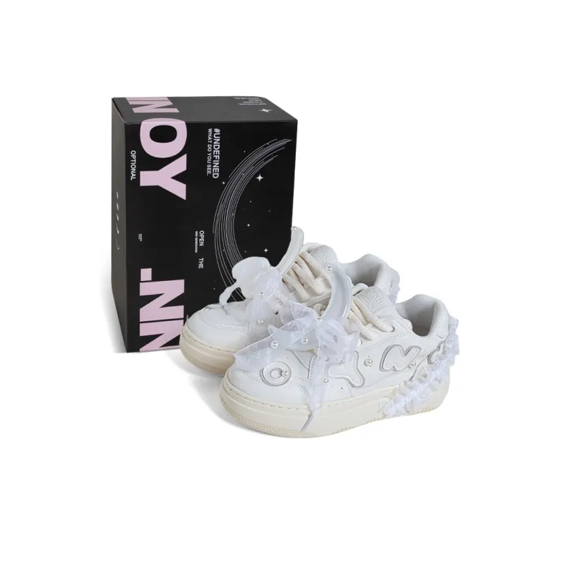OYNN Young Baby Series Skateboard Shoes Women's Low Top Beige-6