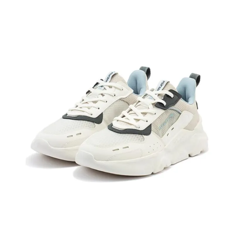 361° Prism SE Cushioning Anti-Slip And Wear-Resistant Low-Top Sports Casual Shoes Men's White Beige-2
