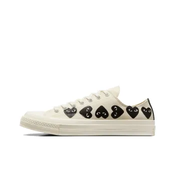 Chuck 70 Comme Des Garçons Play X Converse Low 'Multi Heart Milk Black'