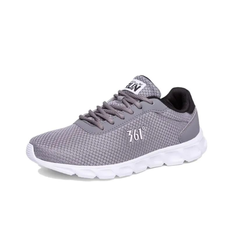 361° Cushioned Slip Resistant Low Top Running Shoes Men's Gray-1