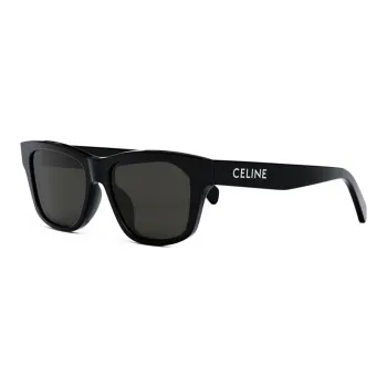 CELINE Squared Frame Logo Printed Sunglasses