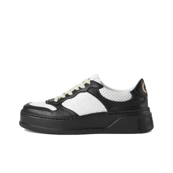 GUCCI Women's Gg Embossed Sneaker 'Black White' Women's
