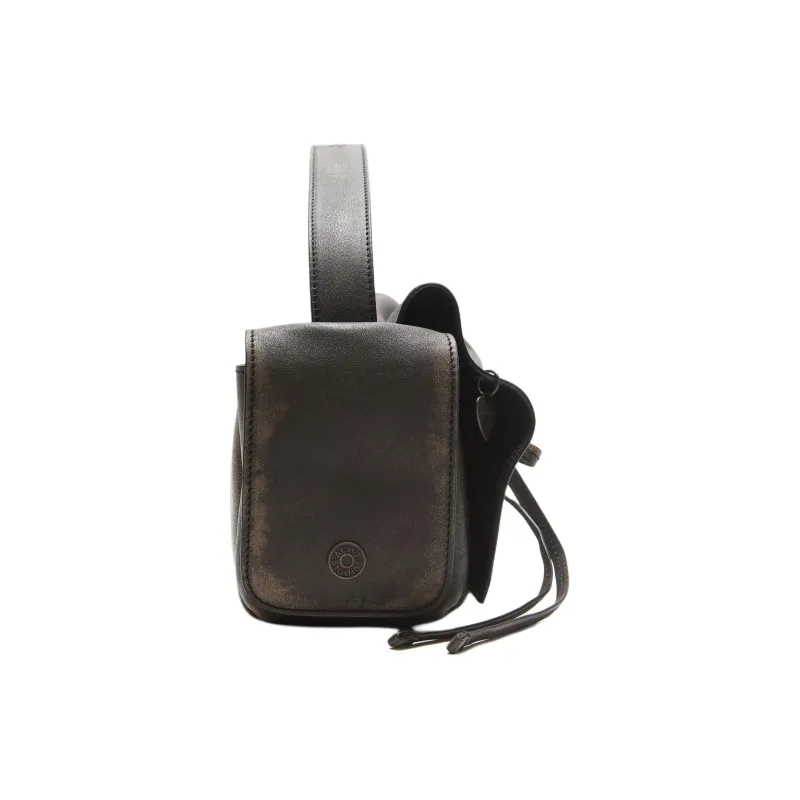Acne Studios Calfskin Handbag Women's Black & Beige-1