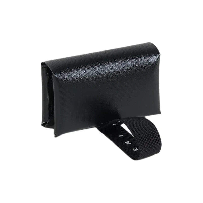 MARNI Polyurethane With Polyester Wallet Men's Black-1