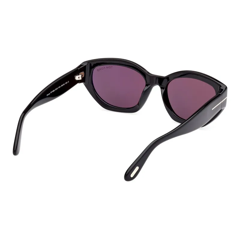 TOM FORD Guilliana Round frame Sunglasses-7