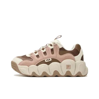 FILA Croissant Chunky Sneakers 'Pink Brown' Women's