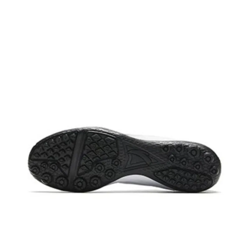 Anta TF Rubber Broken Studs Artificial Ground Slip Resistant Soccer Shoes Men's White Black-4