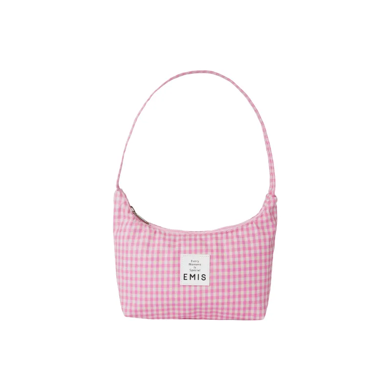 Emis PVC Handbag Shoulder Bag Women's Pink-0