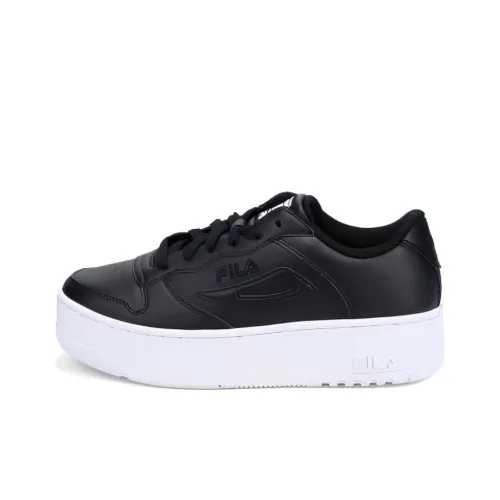 FILA FX-115 Skateboard Shoes Women's Low-Top Black