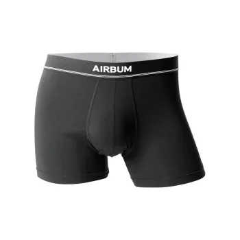 Airbum Underwear Boxer Shorts Men's 1 Pack Cool Black