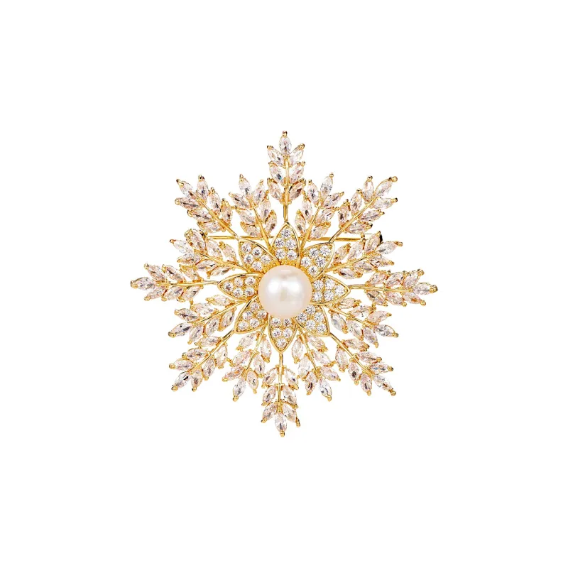 QLADY Faux Pearl Brooches Women's-0
