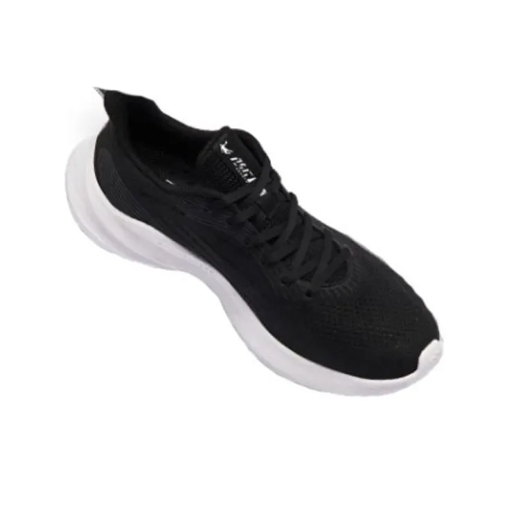 QIAODAN Sigh 4.0 Cushioning, Slip Resistant, And Abrasion Resistant Low Top Running Shoes Men's Black White-2
