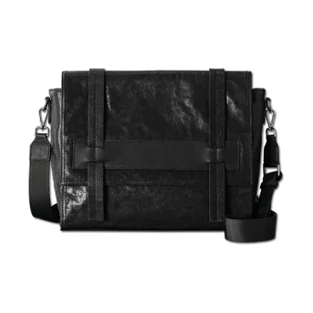 Back step Shoulder Bags Black