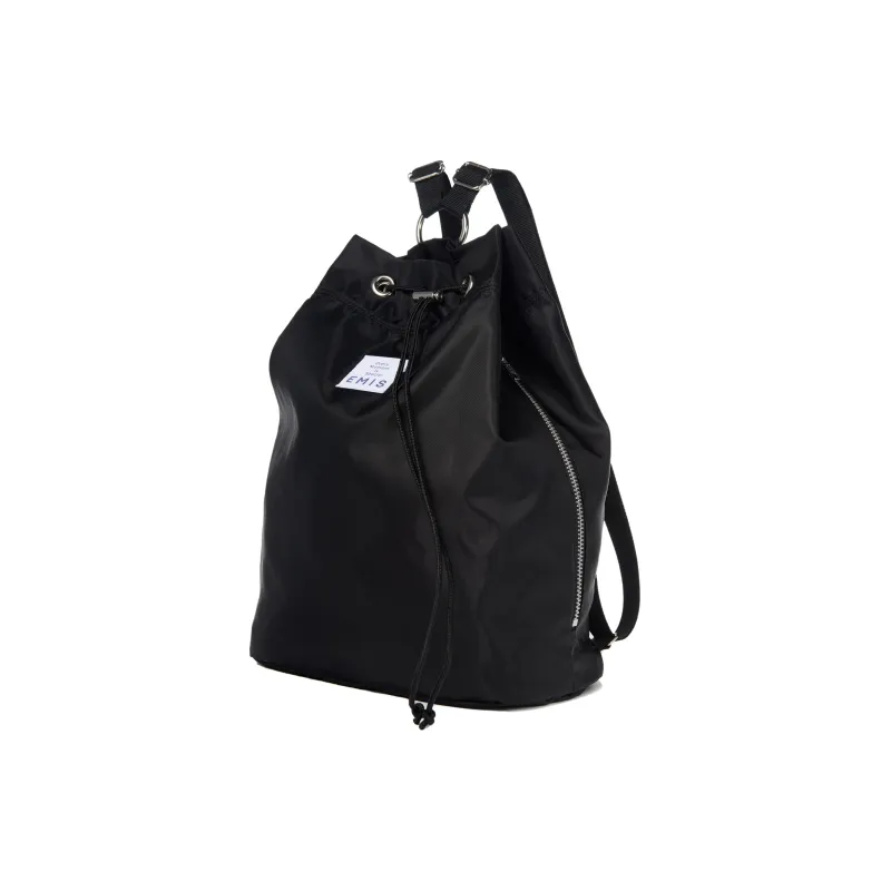 Emis Polyester Backpack Mini Unisex Black-1